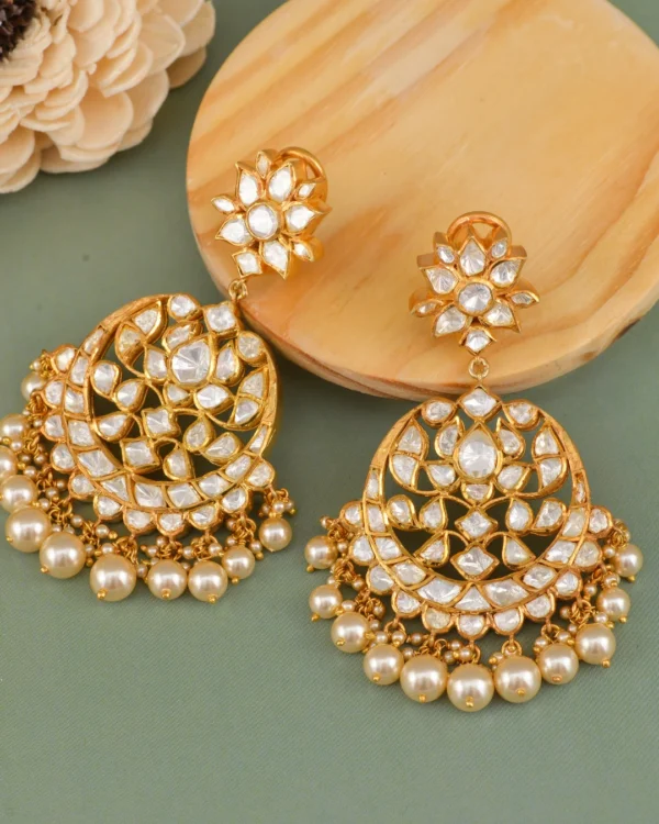 Chandni Temple Jhumka Earrings
